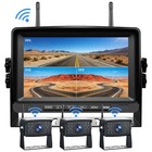 7  1080p Wireless Backup Camera System With Dvr   Bsd  Quad Screen For Truck  Rv