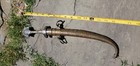 Rare Antique Arabic Islamic Moroccan Jambiya Curved Dagger W Silver Handle Scale