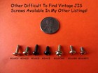 25 Pieces M3x6 Jis Machine Screw With Black Plating