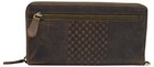 Vintage Leather Women s Wallet Rfid Zip Around Card Holder Phone Wristlet Clutch