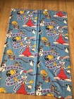 Vintage 1987 Who Framed Roger Rabbit Flat Twin Size Bed Sheet   Fabric