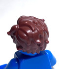 Lego - Minifigure Hair - Brown  Messy  Wavy  Bangs