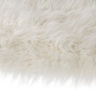 3  Faux Fur Round Kids  Rug White - Pillowfort