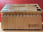 Cutco Ultimate 32 Slot Solid Wood Knife Block - Natural Color