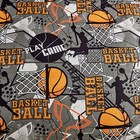 Kids Bedding Set Slam Dunk Sports Basketball Comforter Set W  Basketball Pillow