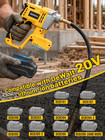 Cordless Concrete Vibrator For Dewalt 20v 4 9ft Shaft   trowel   bag