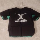 Gilbert Rugby Protective Padded Chest Back Shoulder Pad Vest Black