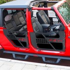 4pcs Front Rear Tube Half Door For 2018-2026 Jeep Wrangler Jl Gladiator Jt 4 Dr
