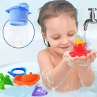 Baby Bath Toys 12pcs     Stacking Cups  Boats  Train   Watering Can Set