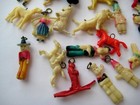 1940 s Vintage Celluloid Prize Premium Charm Cracker Jack Prize Lot Of 44  a