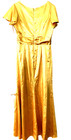Gold Satin Long Bridesmaid Dress - Social Bridesmaid - Size 10 - Nwt
