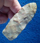 3-5 8  Sedalia Lanceolate Blade Illinois Arrowhead Authentic Projectile Point