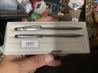 Cross Chrome 3501 Ball Pen And Mechanical Pencil Set In Box Working Nice