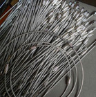 Stainless Steel Screw Lock Cable Wire Loop Luggage Tag Keychain Ring 10-1000pcs