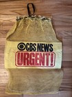 Vintage Cbs News Tv Eye Logo Urgent Film Canister Bag Media Video Carrier