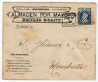 Chile 1909 Advertising On Stationery   Small Town Cancellation El Membrillo Rare