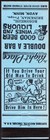Vintage Matchbook Cover Double A Bar Cartoon Men Picture Avon Minnesota Unstruck