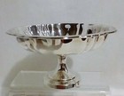 Oneida Silverplate Small Pedestal Bon Bon Bowl  Scalloped Center And Rim