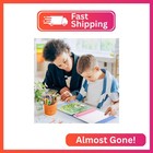 Worklion 3 Ring Hole Puncher For Binders pink with 10  Ruler  Plus Paper-chip Tr