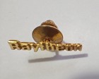 Vintage 1990 s Raytheon Employee Lapel Pin Tie Tack Gold Tone