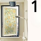 Waterproof Frosted Window Film Privacy Stained Static Cling Glass Sticker Decor