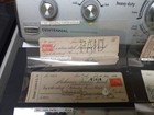 Lot Of 15 Antique 1855-1913 New York Bank Cancelled Checks Union Mutual Bank
