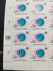 Un Stamps Geneva Sc 3  1969 Geneve Office  Full Sheet Of 50  Mnh Cv 10 50  407a 