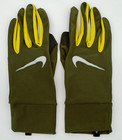 Nike Lightweight Tech Gloves Men s Large Running Canvas bright Citron silver