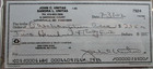 Johnny Unitas   Signed Personal Bank Check   Psa dna Slabbed And Graded Mint 9