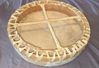 Vintage Handmade Native American Hoop Drum  Leather And Wood  13 75  X 2 75  