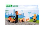 Brio World 33573 - Wooden Toy Train Fork Lift Set - Interactive Play For