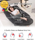 Pregnancy Pillow  Full Body 57 Inch Maternity Pillow With Removable Washable Cov