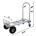 1000 Lbs 4 In 1 Aluminum Hand Truck Heavy Duty Convertible Folding Dolly Cart