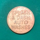 Car Wash Token Coin Vintage  splash   Dash  25mm