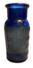 Antique 1880s Cobalt Blue Bromo-seltzer Bottle 2 5    Emerson Drug Co Baltimore Md