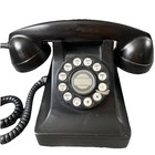 Heavy Corded Grand Push Button Rotary Style Phone Vintage 2002 Reproduction