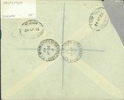 Savoystamps-palestine-cover-palestine To Usa- Censor Stamp   Registered-