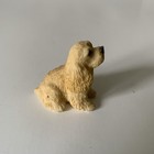 Vintage Stone Critters Littles Sitting Blonde Cocker Spaniel Figurine