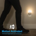 Ge Led Motion Sensor Night Light Plug In Soft White 2 Pack Ul Listed