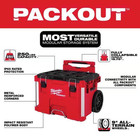 Sale  Milwaukee 48-22-8427 Packout Rolling Tool Box With Low Profile Handle New