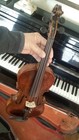 Antique Violin Antonius Stradivarius Copy Made In Germany In Case Beautiful 