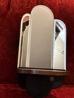 Vtg Art Deco Style Triptych Arched Mirror Wall Sconce Shelf 4 25   x7 5   w 14 75   t 