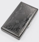 Retro Cigarette Case Victorian Style Metal Holder For Regular  King 100 s  120 s