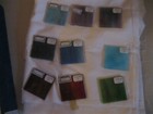 Vintage Lot Of Stained Glass Samples - 200  Pieces  2 x2  From China No Maker