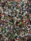Everything Mix 2 Lb  Vintage India Handmade Glass Beads Lot Crafts Jewelry 800 
