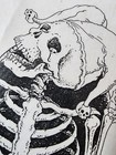 Vintage Traditional 1980 s Tattoo Flash Sheet Shop Used Skull  Phoenix  Tiger