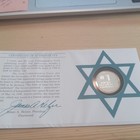 1998 Israel 50th Anniversary 1 New Sheqel Proof-like Silver Coin First Day Cover