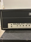 1970   s Sound City Bass 150 Tube Amp Head Vintage Rare Works