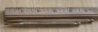 Vintage Stik Magnetic Mechanical Brass Pencil Set Of 2 Hexagon 4 25    5 25   