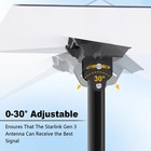 Adjustable Starlink Gen 3 Mount  Starlink Mounting Kit Gen 3  Gen 3 Pipe Adapter